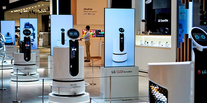 ال جی سبدهای خرید روباتیک را به کره جنوبی می آورد
