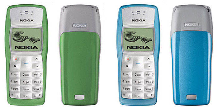 پرفروش ترین گوشی های تاریخ ، نوکیا 1100 ، فروش بیش از 250 میلیون دستگاه