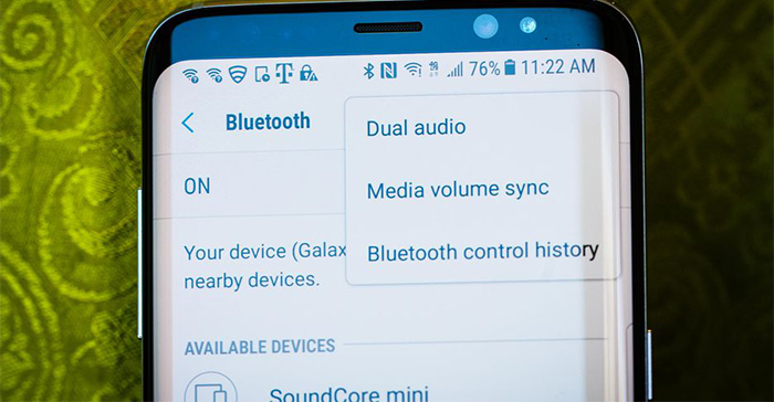 ترفندهای مخفی گوشی گلکسی S8 پخش موسیقی رو ی دو دستگاه