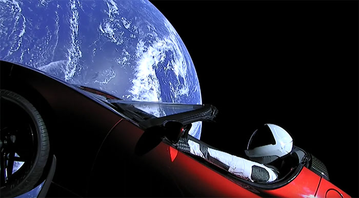 دنیای تکنولوژی ایلان ماسک اولین خودرو خود را به فضا ارسال کرد