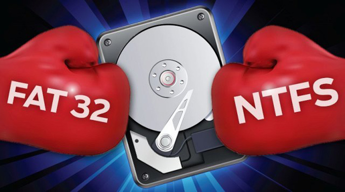 تفاوت FAT32 و NTFS چیست؟