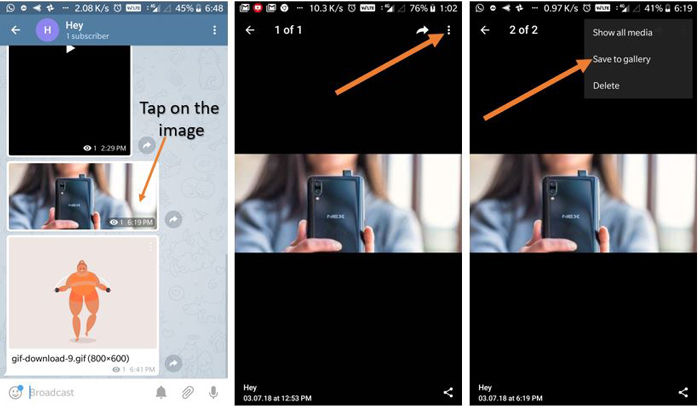 تبدیل ویدیو به گیف در تلگرام / تبدیل MP4 به GIF