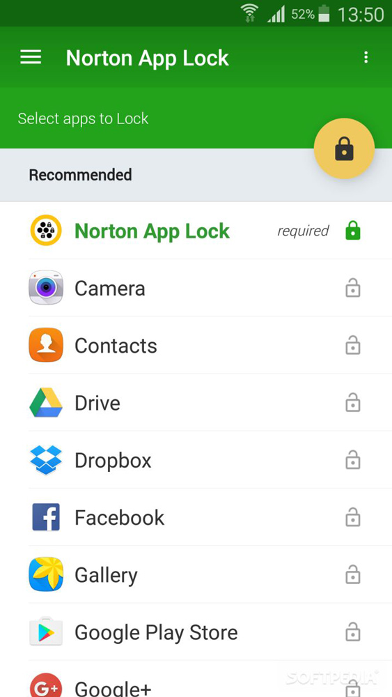 قفل برنامه app lock Norton