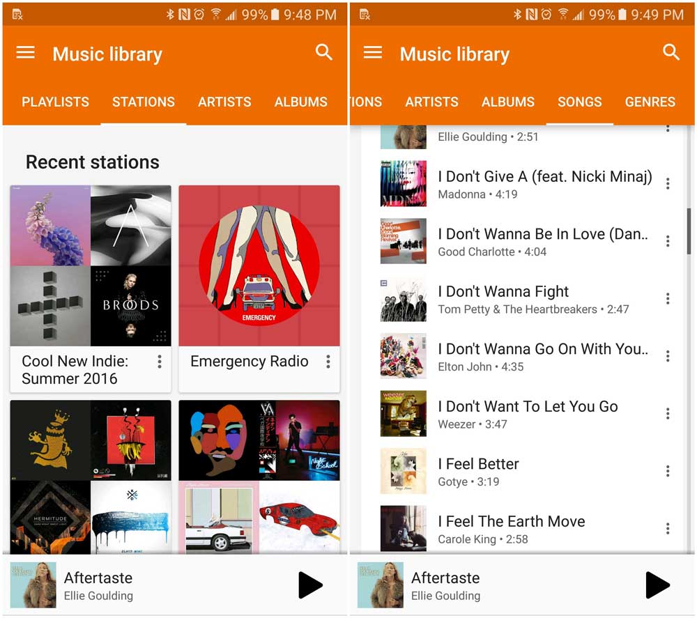 بررسی نرم افزار Google Play Music