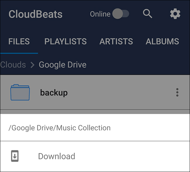 مجموعه موسیقی خود را در CloudBeats پخش کنید