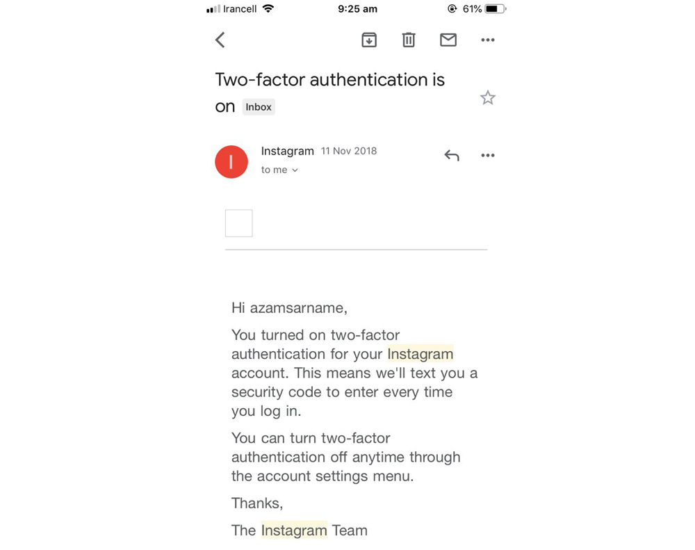چگونه ایمیل واقعی اینستاگرام را از ایمیل جعلی تشخیص دهیم؟
