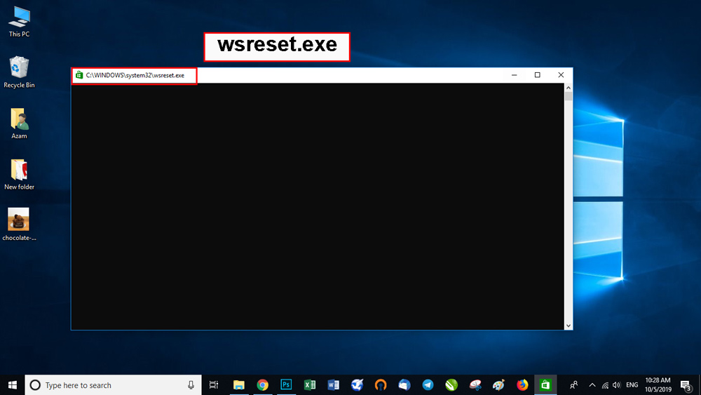 ابزار WSReset بدون تغییر تنظیمات حساب و یا حذف برنامه‌های نصب شده