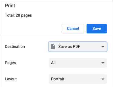 تبدیل محتوا به PDF