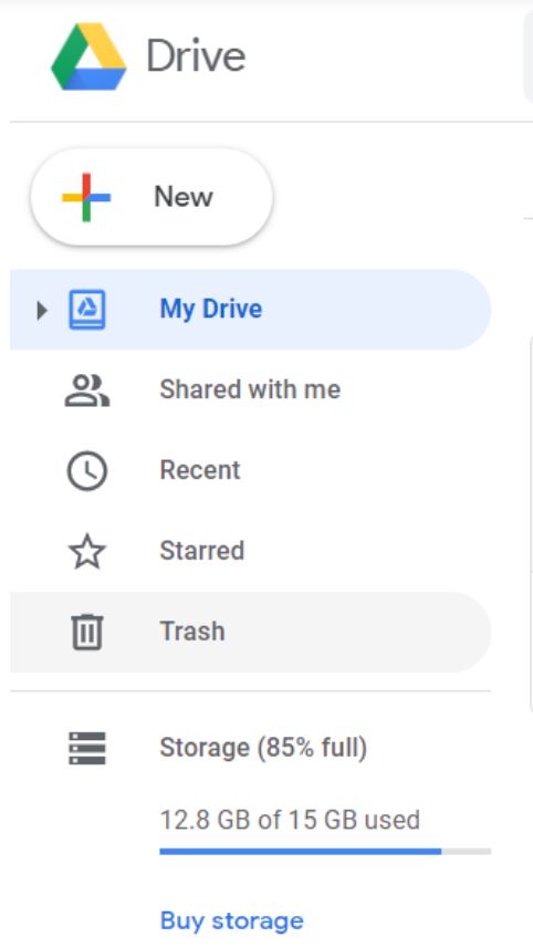 ریکاوری فایل Google Drive