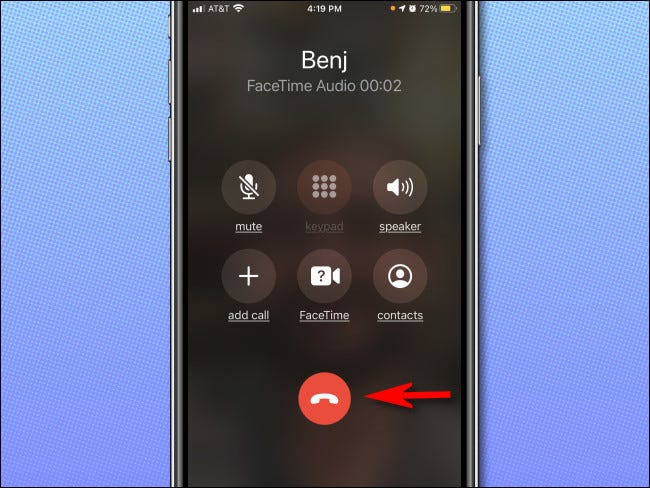 برقراری تماس صوتی با اپلیکیشن facetime